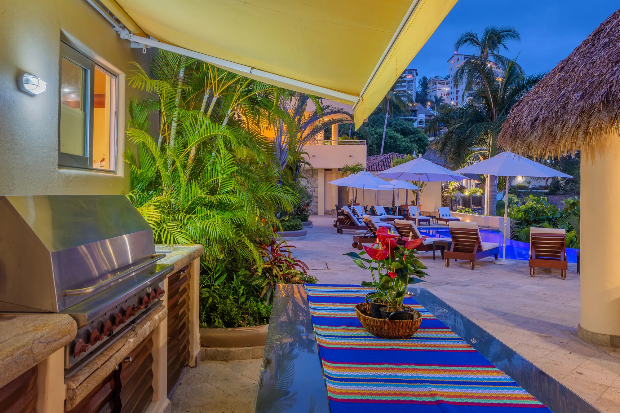 Puerto Vallarta house with outdoor grill area