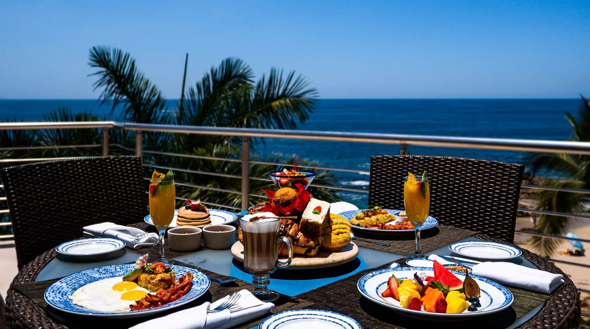 Puerto Vallarta breakfast overlooking ocean