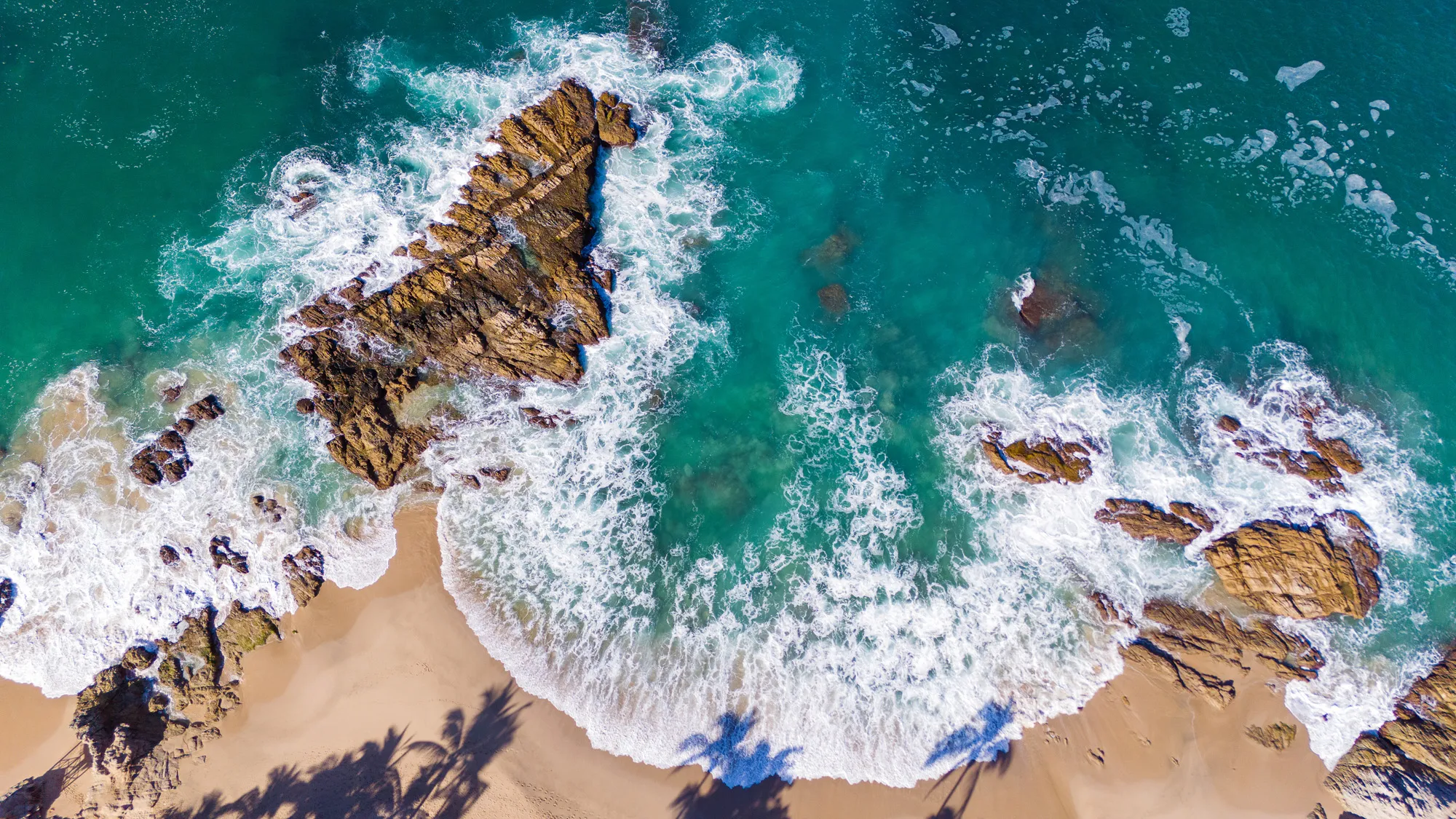 Aerial Villa Montecito Beachfront View